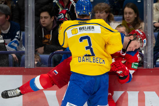 Klas Dahlbeck #3, SWE, Sergei Shumakov #69, RUS