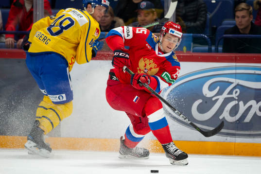 Carl Klingberg #48, SWE, Pavel Karnaukhov #15, RUS