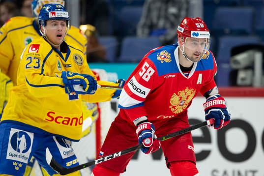 Anton Slepyshev #58, RUS, Jesper Sellgren #23, SWE