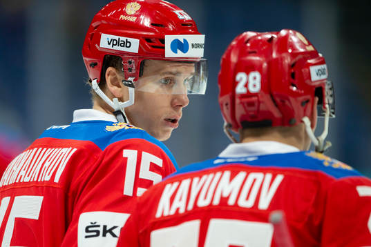 Pavel Karnaukhov #15, RUS, Artur Kayumov #28, RUS