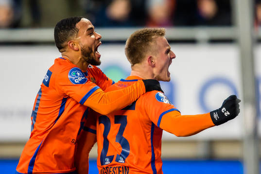 Torbjørn Agdestein of Aalesund celebrates