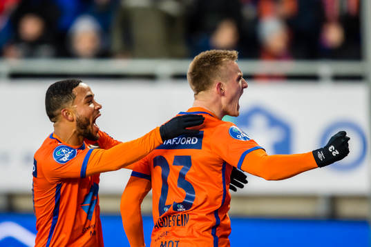 Torbjørn Agdestein of Aalesund celebrates with Jernade
