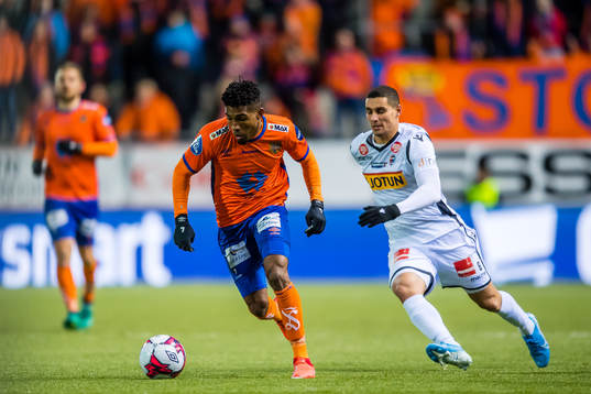 Erikson Spinola Lima of Aalesund and Mohamed Ofkir of