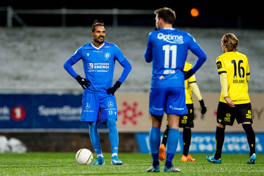 Marco Tajbajumi of Notodden looks dejected