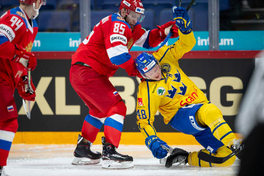 Kamil Fazylzyanov #85, RUS, Carl Klingberg #48, SWE