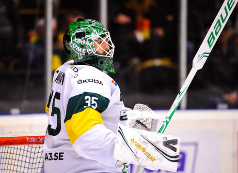 Björklöven målvakt Joe Cannata