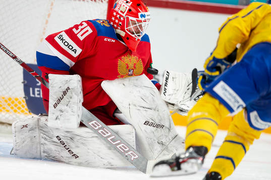 Igor Bobkov #30, RUS, Niklas Hansson #13, SWE