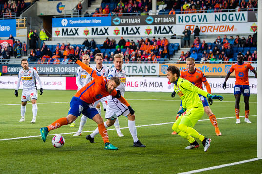 Oddbjørn Lie of Aalesund and Jacob Storevik of Sandefjord