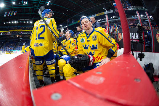 Daniel Brodin #34, SWE, Max Friberg #12, SWE