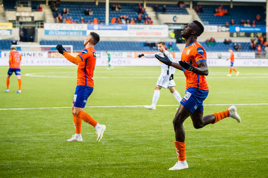 Pape Habib Gueye of Aalesund reacts