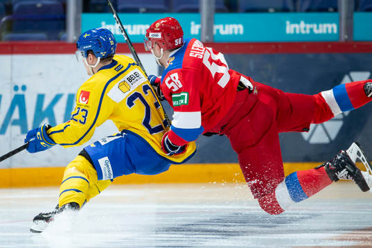 Jesper Sellgren #23, SWE, Anton Slepyshev #58, RUS