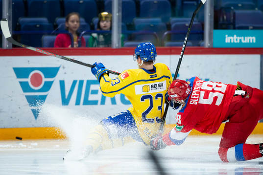 Jesper Sellgren #23, SWE, Anton Slepyshev #58, RUS