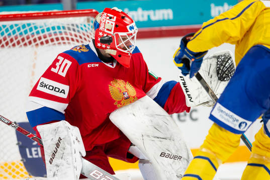 Igor Bobkov #30, RUS, Niklas Hansson #13, SWE