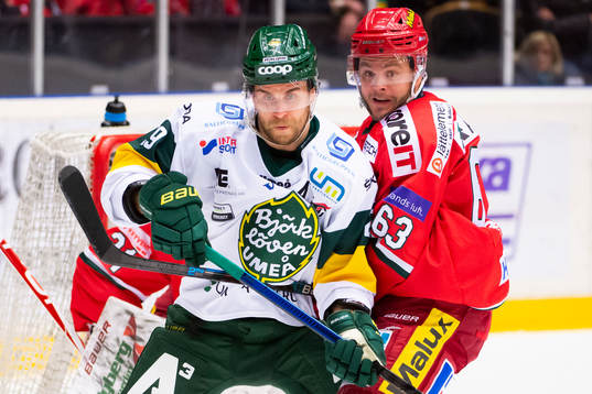 Björklövens Alexander Wiklund och Modos Tommy Enström