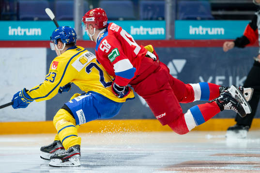 Jesper Sellgren #23, SWE, Anton Slepyshev #58, RUS