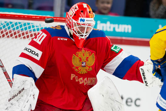 Igor Bobkov #30, RUS, Niklas Hansson #13, SWE