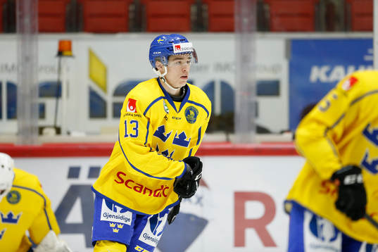 Albin Sundsvik #13, SWEduring their icehockey, U20 Four