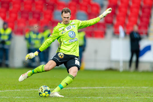 Östers målvakt Robin Malmkvist