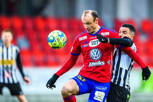 Östers Dragan Kapcevic och Landskronas Granit Stagova
