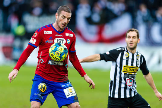 Östers James Keene och Landskronas Alexander Tkacz