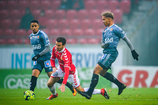 Kalmars Herman Hallberg och Brages Seth Kanteh Hellberg