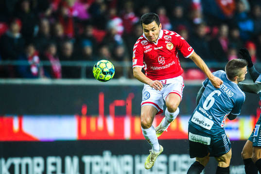 Kalmars Emin Nouri och Brages Benjamin Hjertstrand