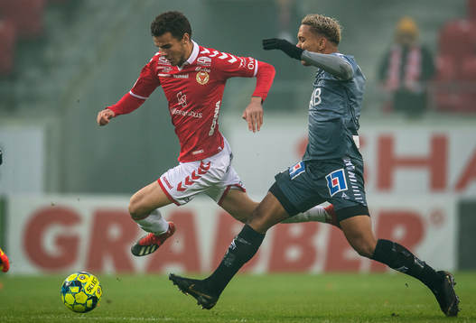 Kalmars Herman Hallberg och Brages Seth Kanteh Hellberg