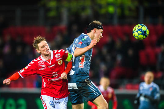 Kalmars Rasmus Elm och Brages Bjarni Mark Antonsson Duffield