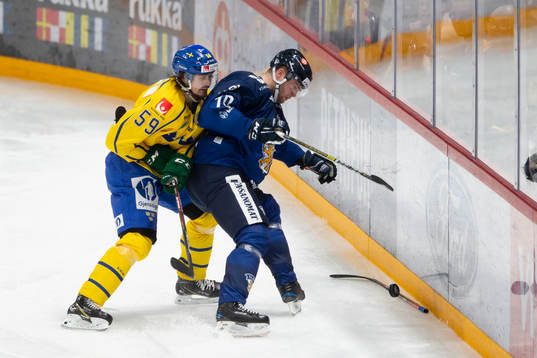 Linus Johansson #59, SWE, Teemu Hartikainen #70, FIN