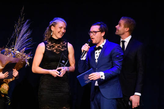 Årets domare Tess Olofsson och Glenn Nyberg