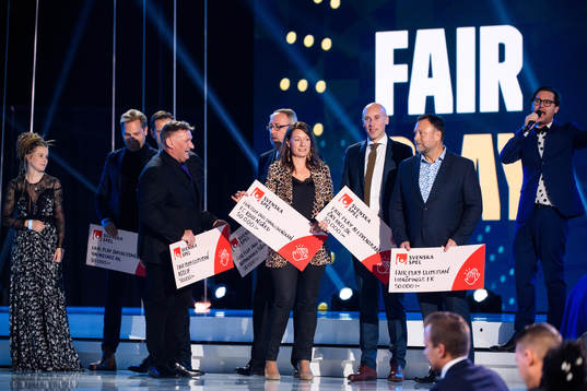 Svenska Spel delar ut priset Fair Play