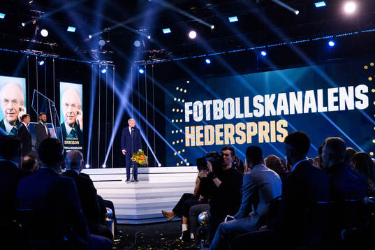 Sven-Göran Eriksson "Svennis" tar emot Fotbollskanalens