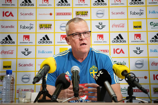 Janne Andersson, head coach of the Swedish national