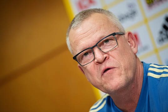 Janne Andersson, head coach of the Swedish national