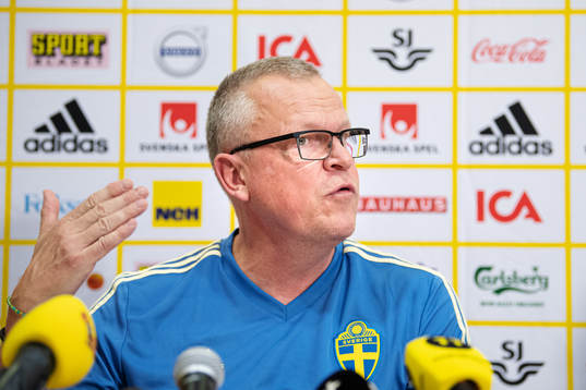 Janne Andersson, head coach of the Swedish national