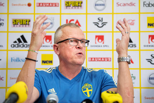 Janne Andersson, head coach of the Swedish national