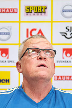 Janne Andersson, head coach of the Swedish national
