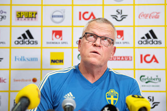 Janne Andersson, head coach of the Swedish national
