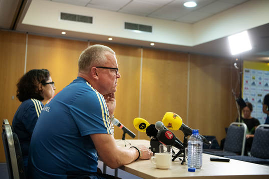 Janne Andersson, head coach of the Swedish national