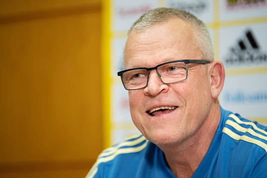 Janne Andersson, head coach of the Swedish national