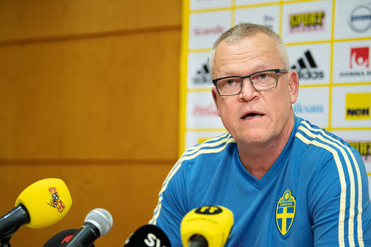Janne Andersson, head coach of the Swedish national