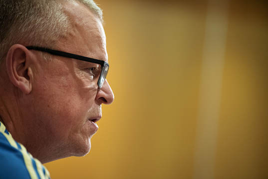 Janne Andersson, head coach of the Swedish national
