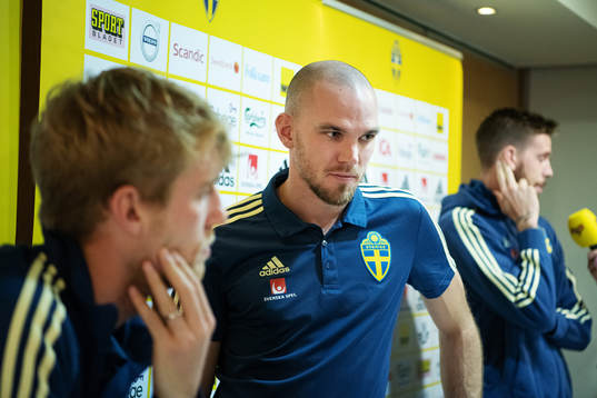 Marcus Danielson of the Swedish national football team