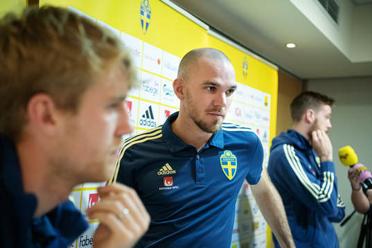 Marcus Danielson of the Swedish national football team