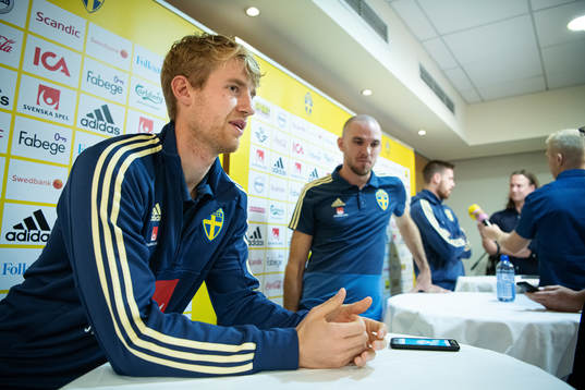 Filip Helander of the Swedish national football team