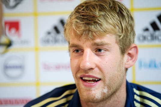 Filip Helander of the Swedish national football team