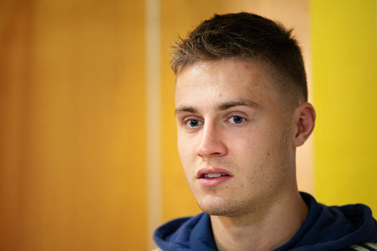Mattias Svanberg of the Swedish national football team