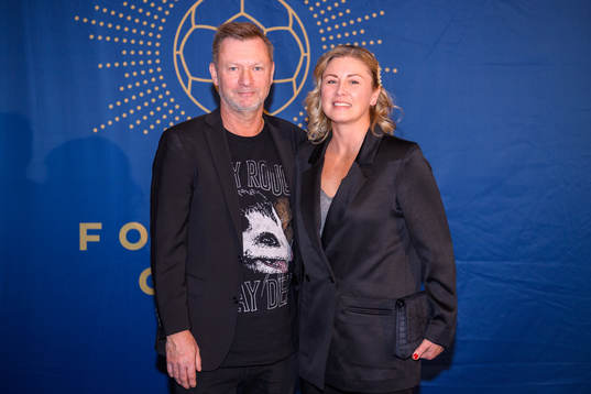 Peter Gerhardsson med frun Linda Blom