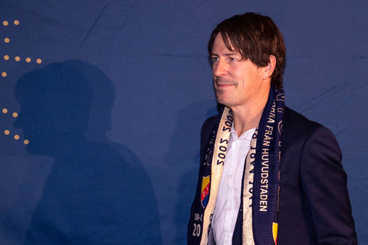 Djurgårdens tränare Thomas Lagerlöf