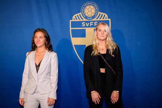 Julia Zigiotti Olme och Stina Blackstenius